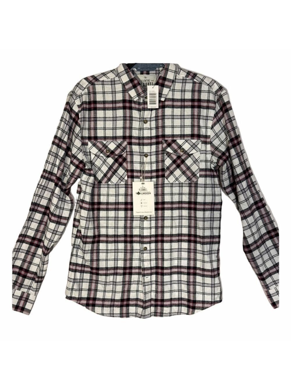 Tallwoods Men's Plaid Flannel Shirt Large - NWT